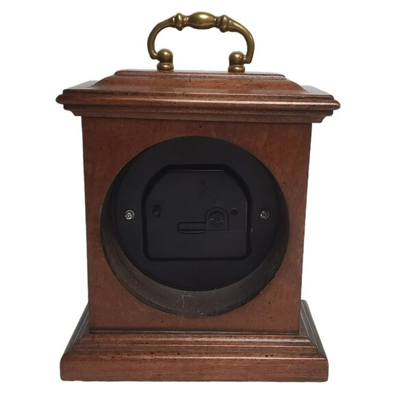 Vintage Howard Miller Mantel Clock Quartz 612-350 Wood Battery Alarm READ Parts - Picture 3 of 16